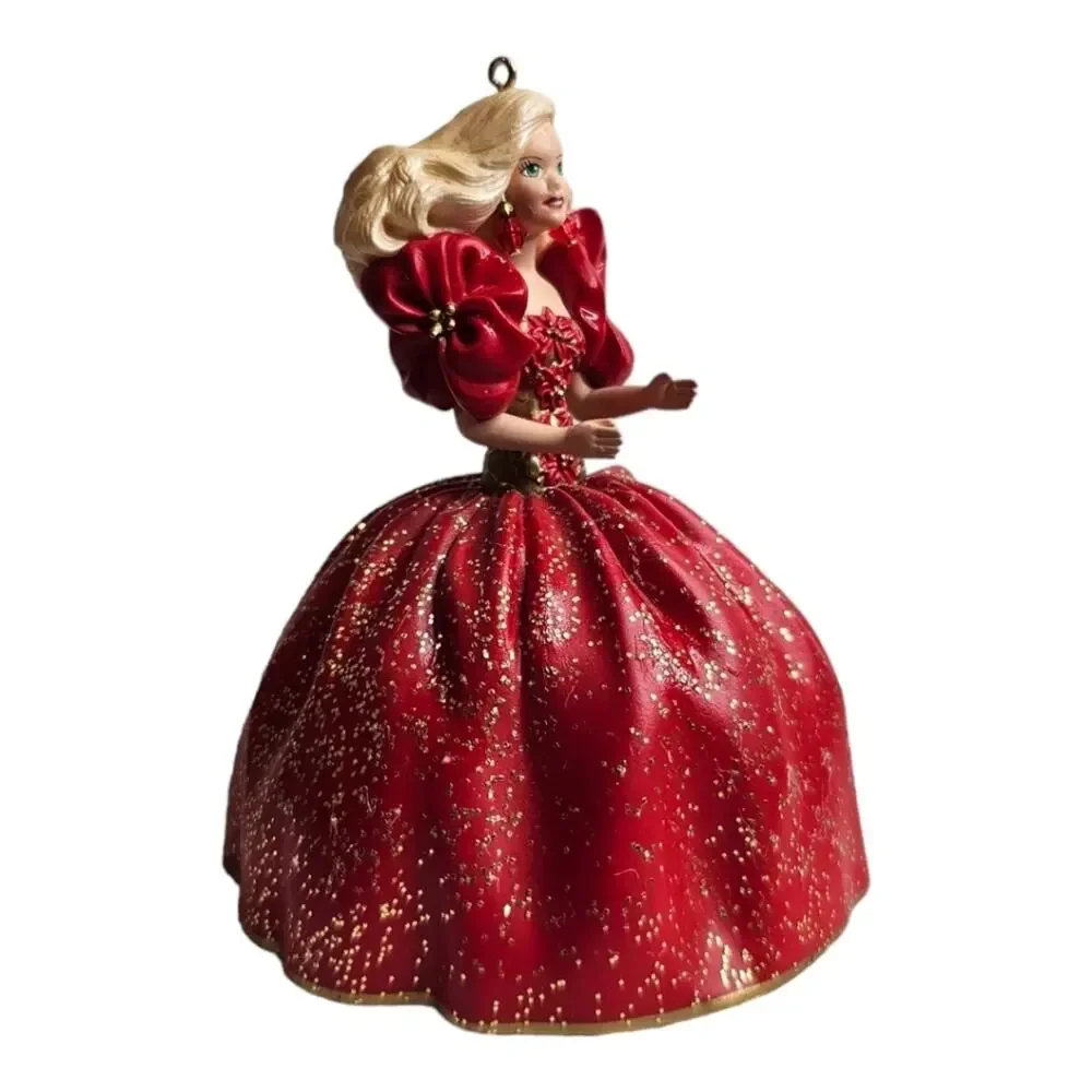 Hallmark Vintage Ornament Holiday Barbie Series Number 1 of Series 1993